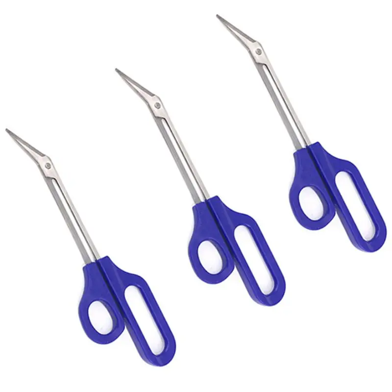 

Long Handled Toenail Scissors Cuticle Scissor Nipper Trimmer Cutter Q1JB