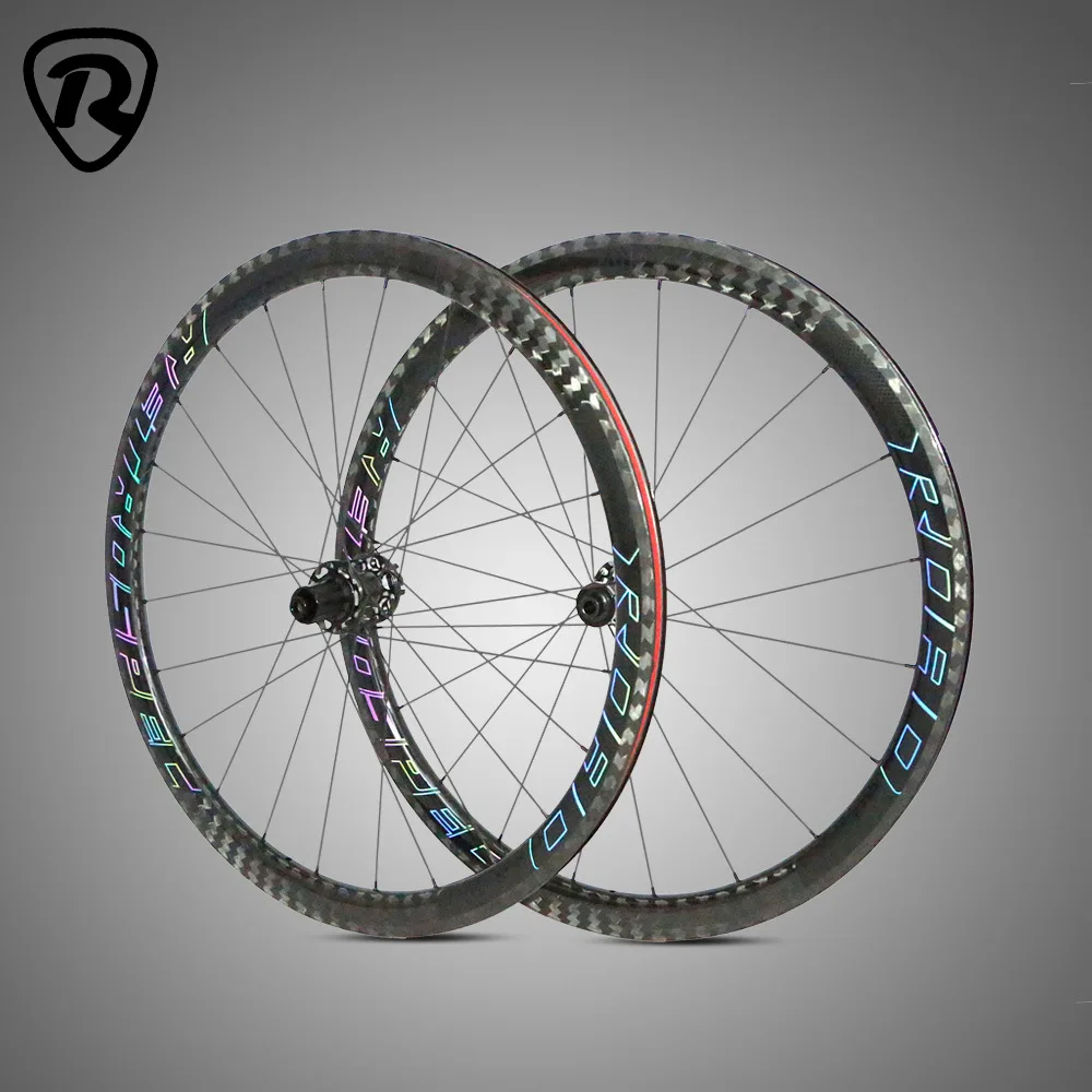 

Disc Brake Highway Wheel Set 700C Carbon Fiber Road Bicycle Wheel Set Carbon Four-Axis Flower-Drum Wheel Hub carbondiscwheelset