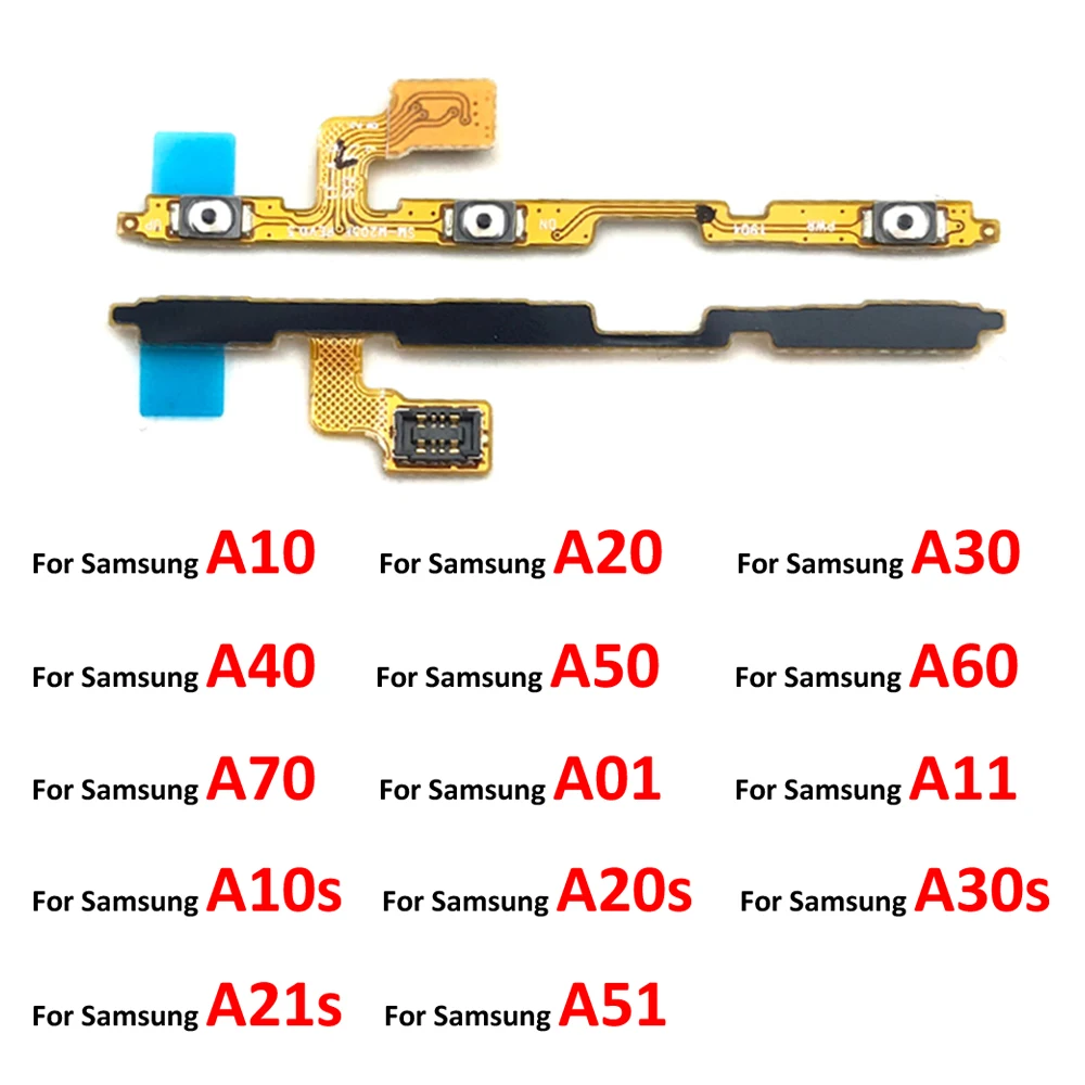 VolumePowerSwitchOnOffButtonKeyFlexForSamsungA10A20A30A40