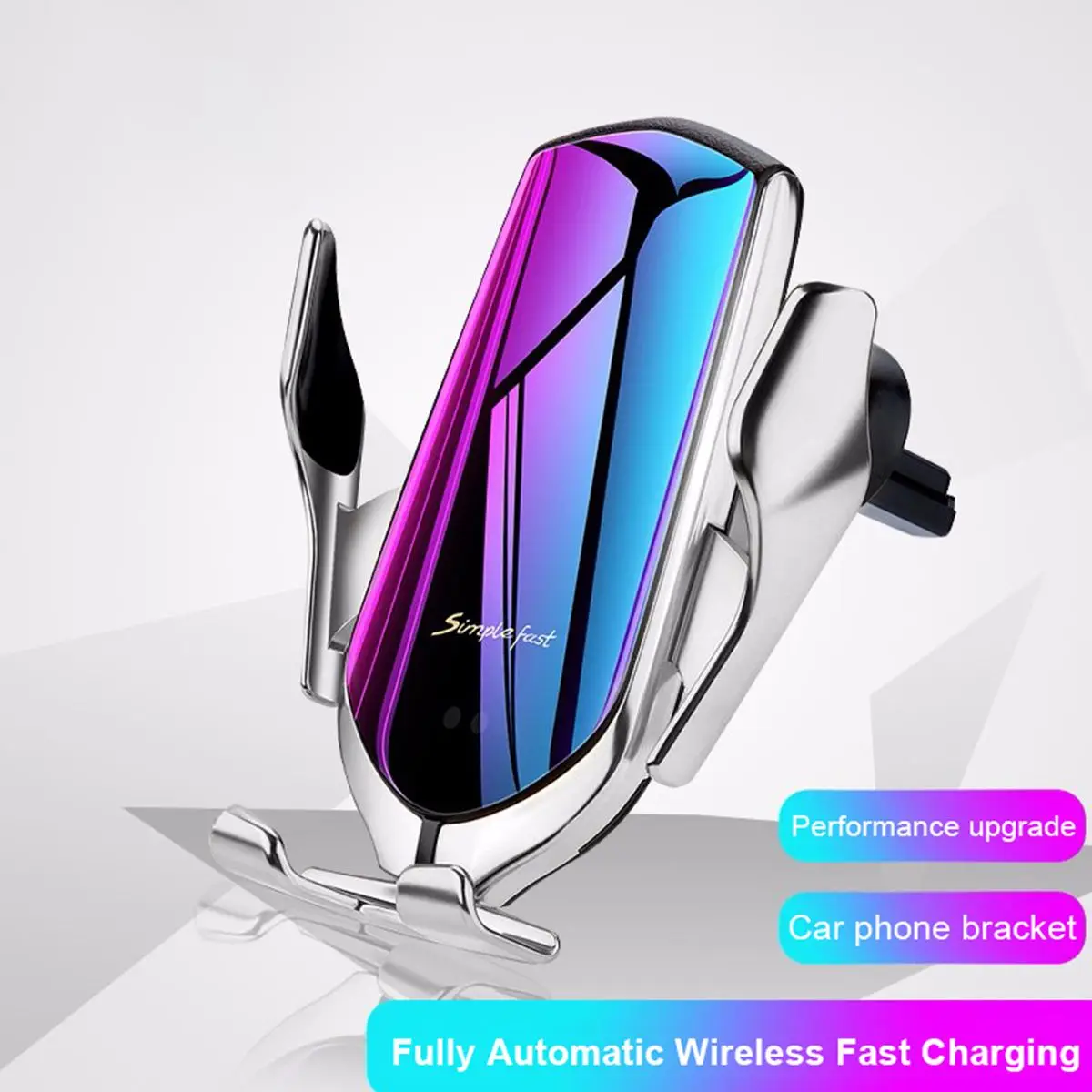 Automatic Clamp Car Wireless Charger 10W Quick Charge GPS Mount for Iphone XR XS For Huawei P30Pro Infrared Sensor Phone Holder