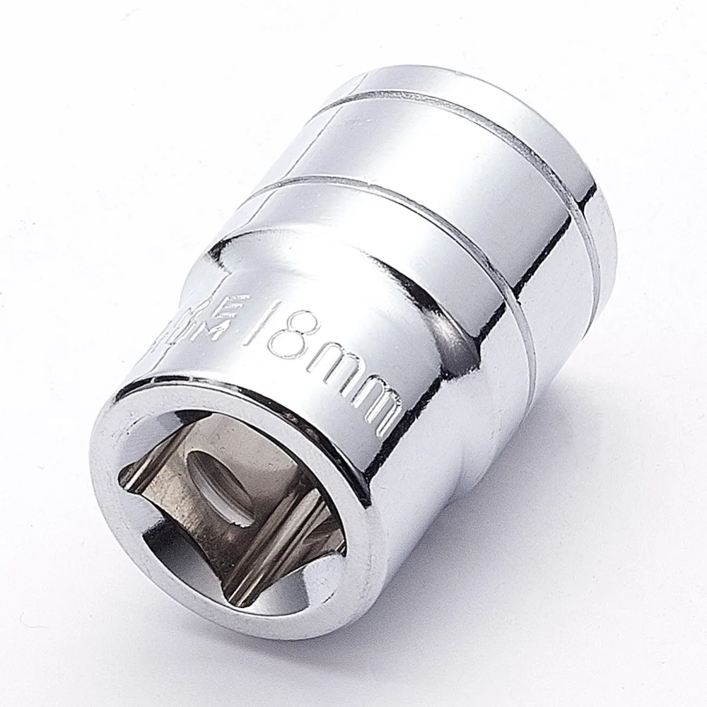 Utoolmart 1/2 привод от 10 до 23 мм хром-ванадиевой Сталь общая Длина 38 мм Набор торцевых головок с шестигранной головкой 6-точечный сливы головка под ключ гаечный ключ набор инструментов с переходными