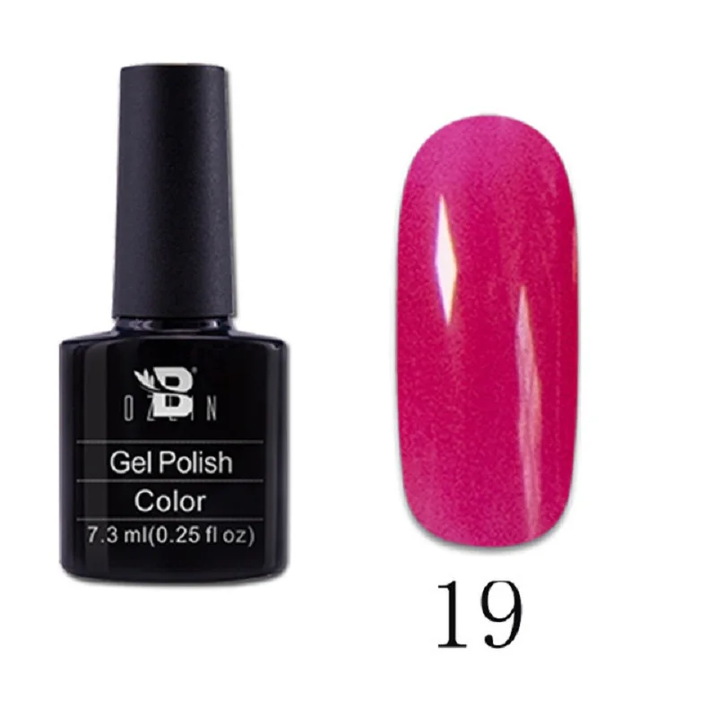 Гель-лак для ногтей серии Glaze Red 7,3 мл, 24 цвета, Полупостоянный светодиодный или УФ Гель-лак для ногтей, инструменты для дизайна ногтей, долговечные