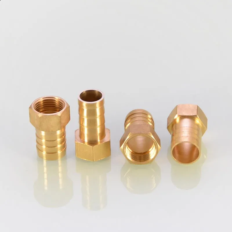 Brass Hose Barb Fitting 16mm 19mm 25mm 32mm Barbed Tail 1 BSP DN25 Female Thread Connector Joint Copper Pipe Coupling Adapter brass hose pipe fitting 10mm 12mm 14mm 16mm 19mm 32mm barb tail to 1 inch bsp male thread connector joint copper coupler adapter