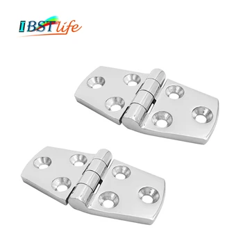 

2PCS 38*76mm Heavy Duty SS 316 marine grade cast Boat Caravan RV Deck Cabinet Drawer Door Strap Butt Hinge Hardware