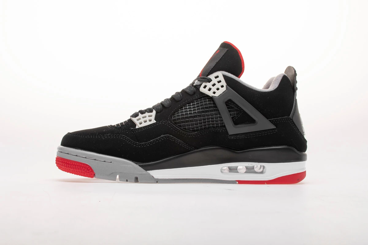 Nike Air Jordan 4 AJ4 Nike Man Basketball Shoes Outdoor Shock-absorbing Non-slip Sneakers Original- 308497 - Цвет: 308497-060