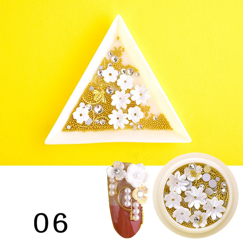 Q01933 T-TIAO CLUB Смешанные 3D Красочные розы Дизайн ногтей украшения смолы шпильки подвески ювелирные изделия DIY акриловые насадки для инструментов - Цвет: Q01933
