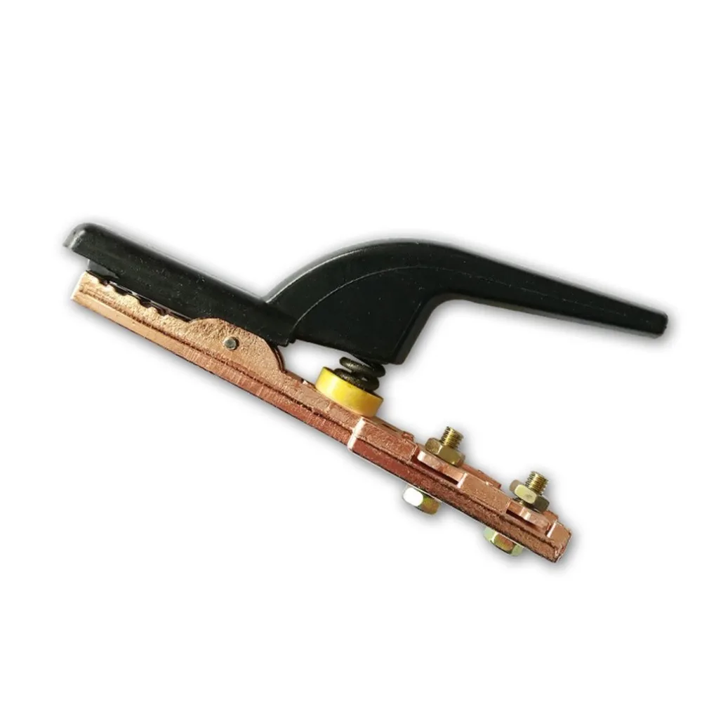 300A Heat Resistant Electrode Holder Stick Welding Rod Copper Mini Cable Welding Clamps Stinger Clamp Tool