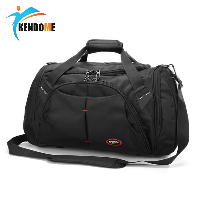 Cheap Fitness-Handbag Luggage Duffle Sports-Bags Black Waterproof Training-Shoulder-Bag Travel gzLzRBK9