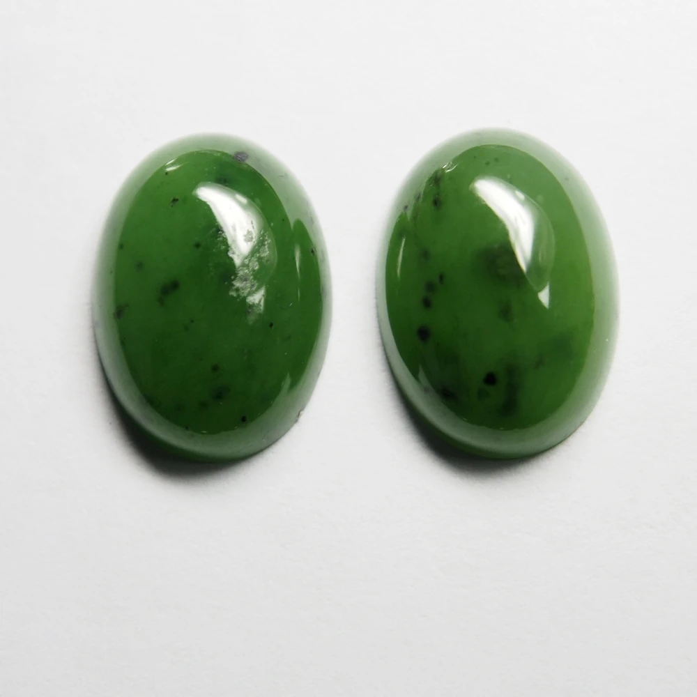 2PCS /alot Oval 18*13mm 10 carats flatback cabochon loose gemstone natural Green jade Russian jasper stone for ring 2PCS /alot Oval 18*13mm 10 carats flatback cabochon loose gemstone natural Green jade Russian jasper stone for ring