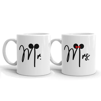 

Mr Mrs Coffee Mug cup wedding Engagement Bridal Shower Anniversary Christmas Valentines Couples Lover gift