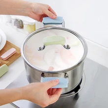 Силиконовая антиобжигающая сковорода для ушей Крышка для горшка ручка Крышка термостойкая Накладка для рук