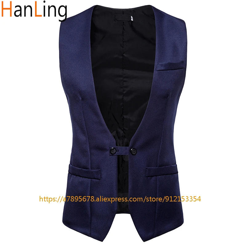 Men's Business Suit Vest Image 1