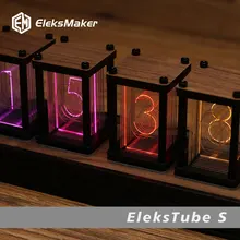 EleksMaker®Elekstube r 6-bit kit eletrônico led luminoso retro brilha analógico nixie tubo relógio elekstube
