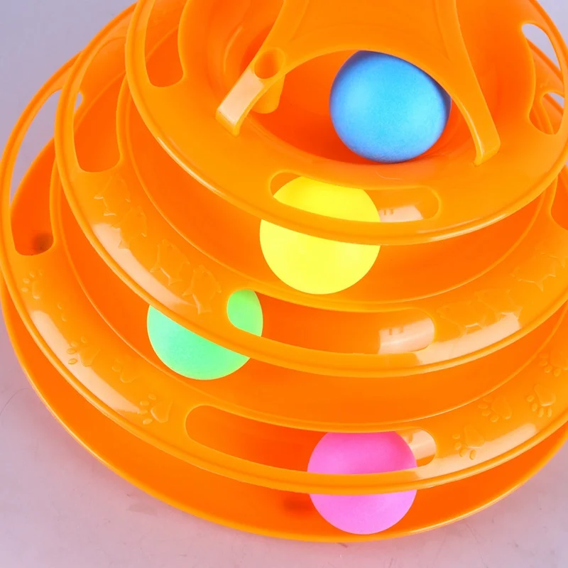 Забавная игрушка для кошек, игрушки для кошек, интеллект, тройной игровой диск, игрушка для кошек, мячи, кот, сумасшедший диск с шариком, интерактивные игрушки