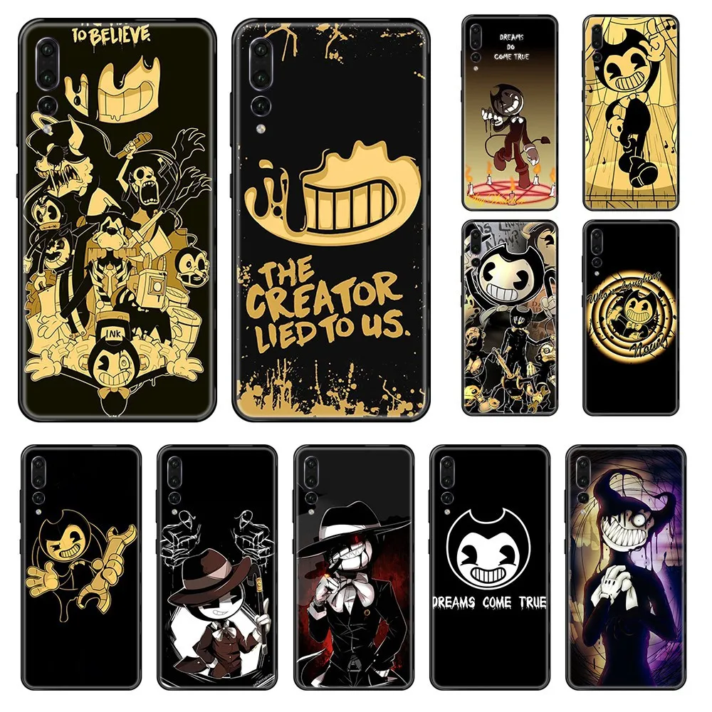 Мягкий чехол Bendy and the ink machine 3D для Huawei P 8 10 20 30 Smart Plus 2019 Z Lite Pro 2017 | Мобильные телефоны