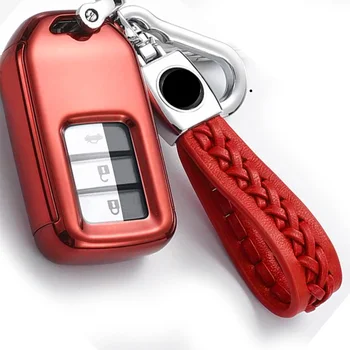 

Funny Hard TPU Car Key Case Full Cover For Honda Hrv Civic 2017 Odyssey Accord 2003-2007 Cr-v Freed Pilot Auto Shell Accessories