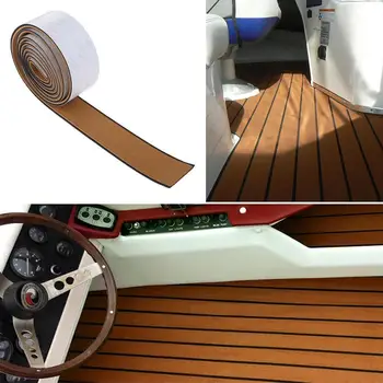

EVA Teak Sheet Car Marine Boat Flooring Non-slip Mat Yacht Boat Pad Skid Anti Decking Inflatable Self-Adhesive E0L4