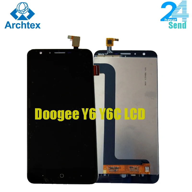 For DOOGEE Y6 Y6C Mobile phone LCD Display +TP Touch Screen Digitizer Assembly +Tools 5.5\