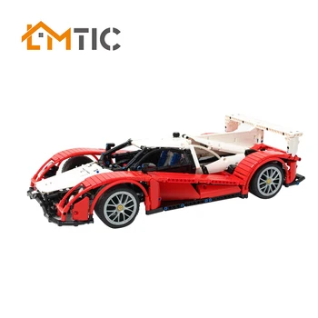 

3092 Prototype 1 Super Car LMP Scale Sports Car set fit Technic Educational MOC Building Blocks Bricks Toys gift