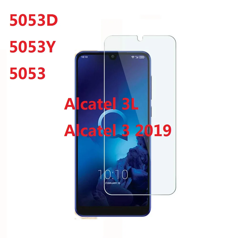Premium Screen Protector Film For Alcatel 3 2019 5053D 5053Y 5053 9H 2.5D Tempered Glass For Alcatel 3 3L 2019 5.94inch afbeelding