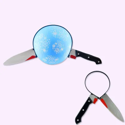 Black Halloween Axe Stage All Saints' Day Fashion Halloween Axe Toy Props Beautiful Party Axe Props Novelty Performance Prank - Цвет: 2