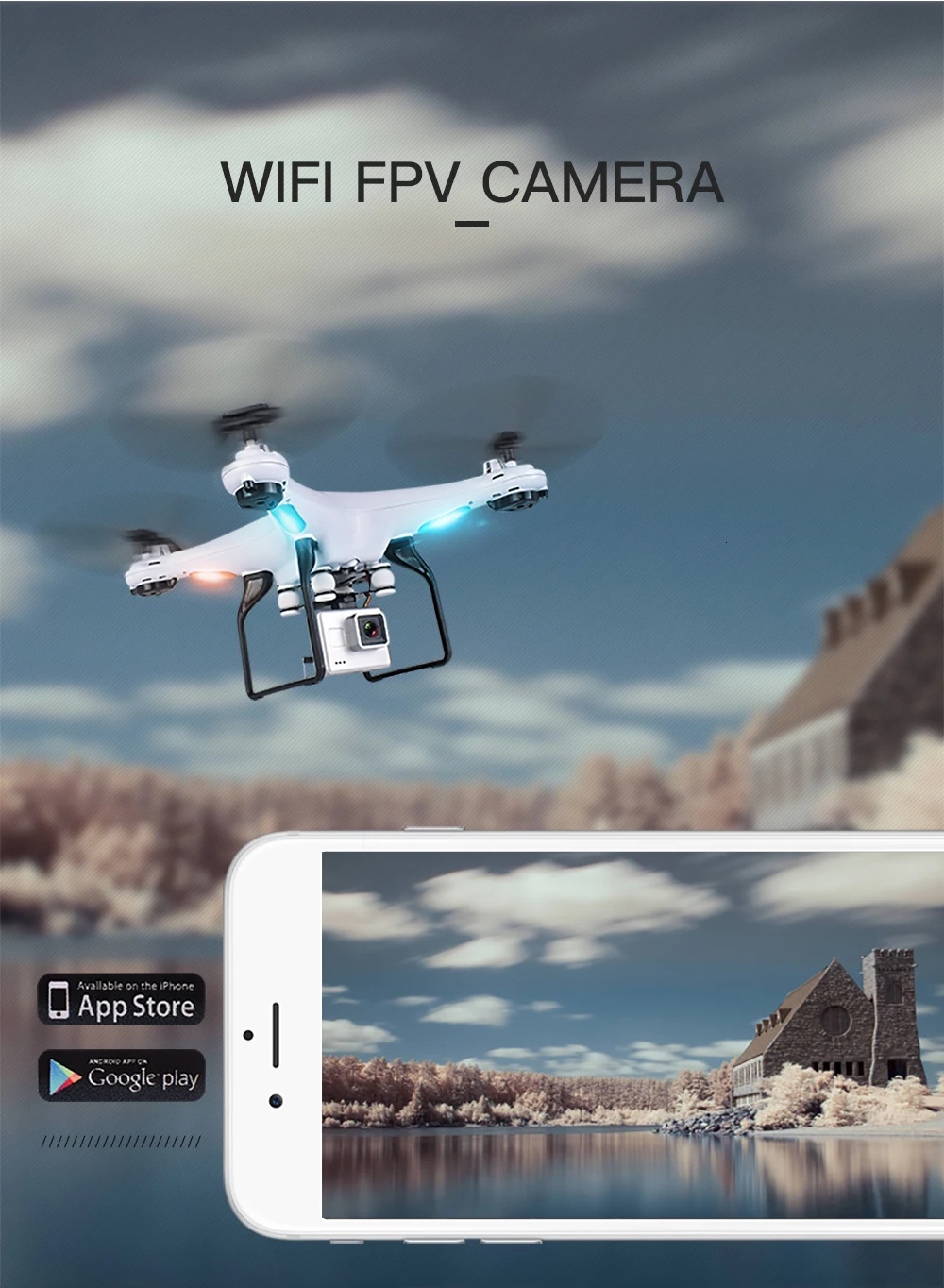 SG600 Радиоуправляемый Дрон 2,4G FPV RC Дроны с камерой 2 Мп wifi селфи Радиоуправляемый Дрон вертолет с камерой VS X5SW X5HW X5C E58 XS809HW