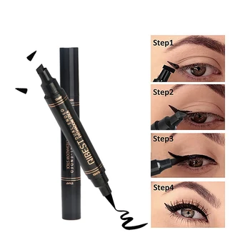 

1PCs 2 In 1 Double-ended Colorful Liquid Eyeliner Pen Waterproof Fast Dry Black Blue Green Red Yellow Eye Liner Pencil Cosmetic