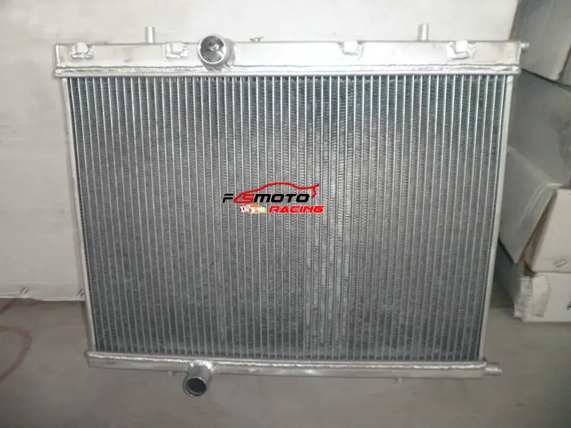 Алюминиевый радиатор для peugeot 206/307 Citroen C4/XSARA WRC MT/peugeot 206 GTI/RC 180 1999-2008 00 01 02 03 04 05 06 07