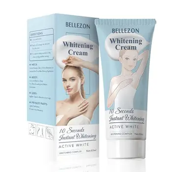 10 Seconds Whitening Cream Legs Knees Private Parts Body 60ml Armpits Whitening Cream For Women