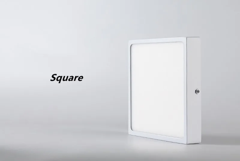 1pc  Surface Mounted LED Panel Light bulb Round Square 5W/8W/16W/22W/30W LED Ceiling lamp Lights LED Downlight AC110v-220V