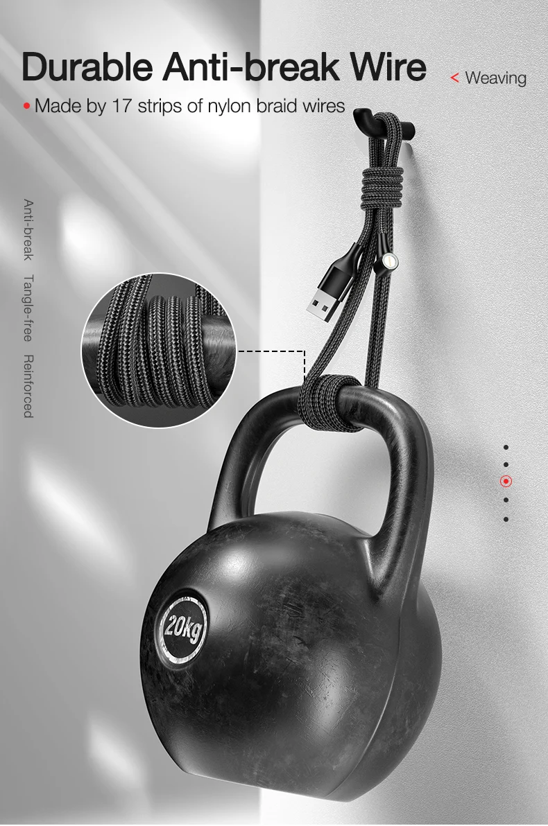 magnetic USB cable for iphone xiaomi huawei samsung  (10)