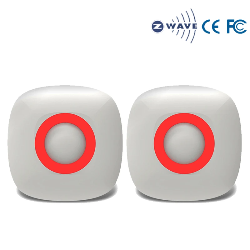 2pcs/lot Smart Home Z wave Wireless Infrared Detector Alarm Home