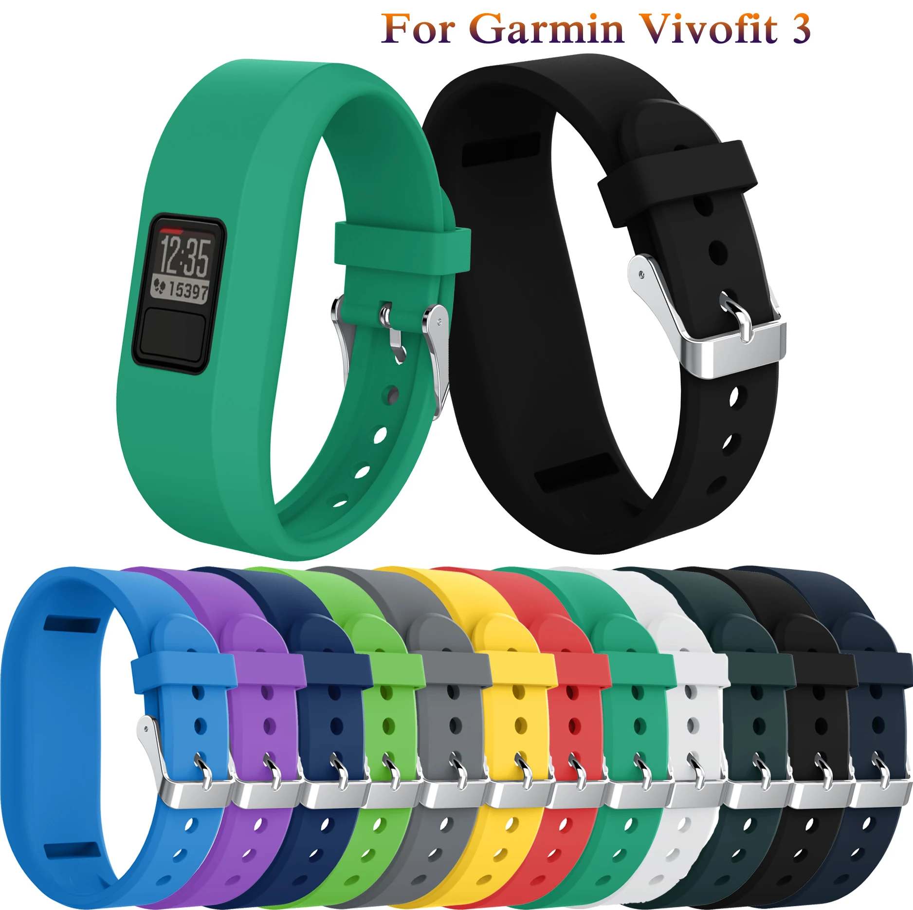 Smart WristBand Strap for Garmin Vivofit Band Adjustable Smart