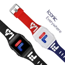 Marca famosa esportes masculino & feminino relógio masculino casual moda silicone à prova dunisex água relógios unisex quartzo relógio de pulso estilo da moda(China)