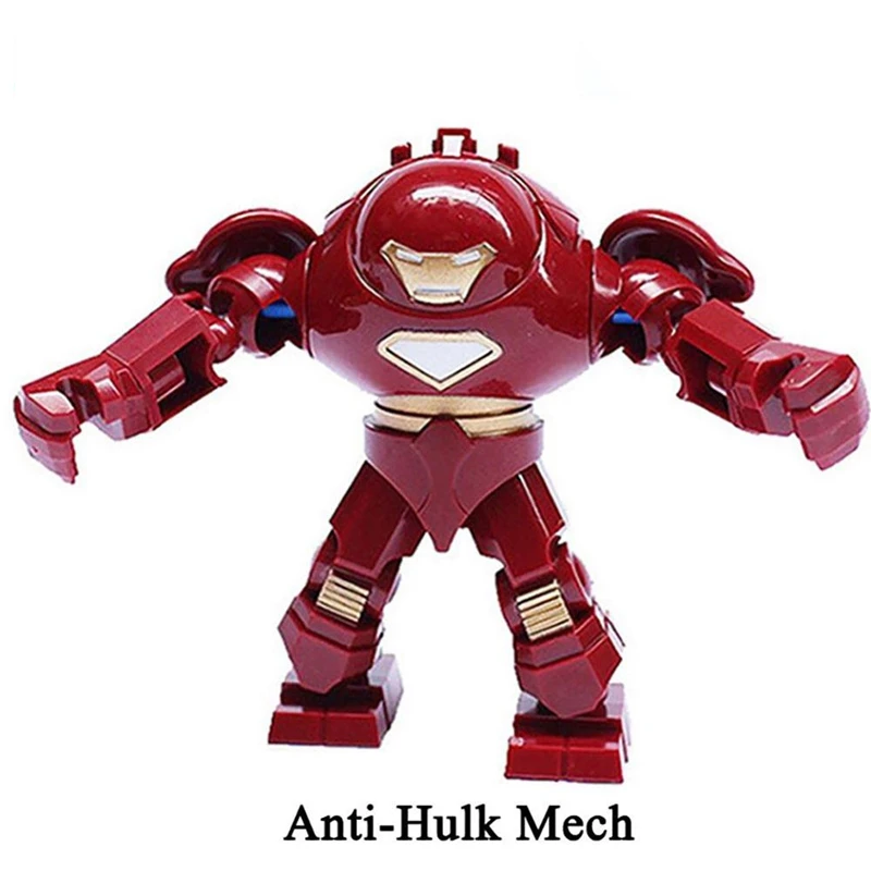 9x Marvel Avengers Super Hero Batman Hulk Mini figures Building Blocks Toys UK 