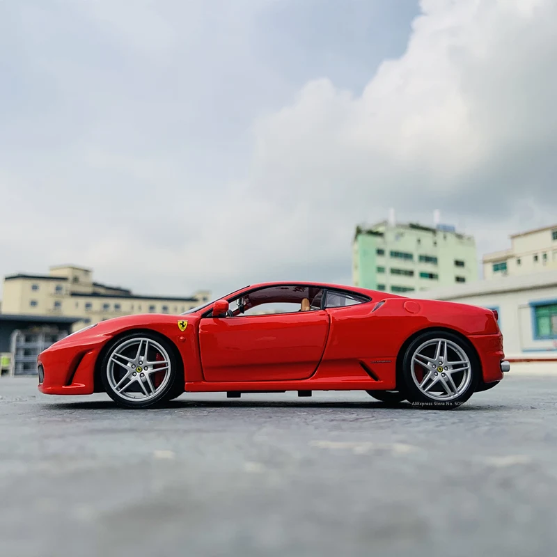 Bburago 1:24 Ferrari F430 collection manufacturer authorized simulation alloy car model crafts decoration collection toy tools