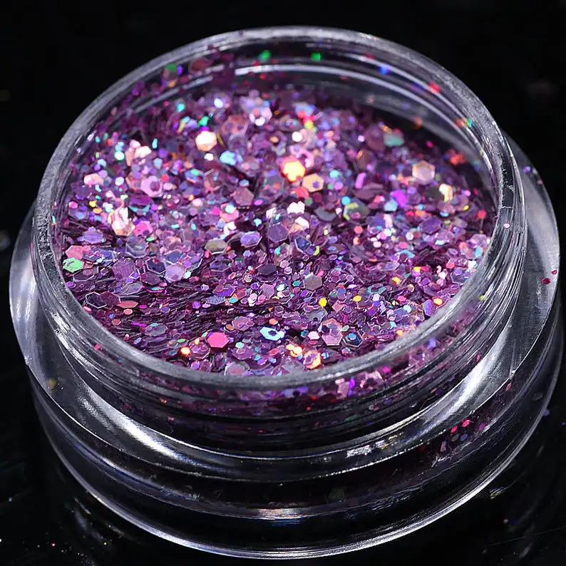 WHIMSICAL, Pastel Purple, Chunky Glitter, Glitter for Tumblers, Glitter for  Nails, Glitter for Crafts, Polyester Glitter, Purple Glitter 