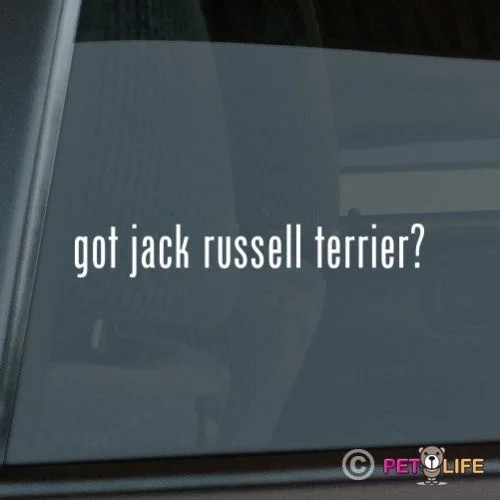 Got Jack Russell Terrier Sticker Die Cut Vinyl - #2 jrt parson window decal | Игрушки и хобби