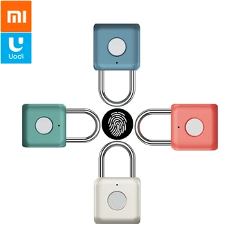 

Xiaomi USB Rechargeable Smart Keyless Electronic Fingerprint Lock Home Anti-theft Safety Security Padlock Door Luggage Case Lock