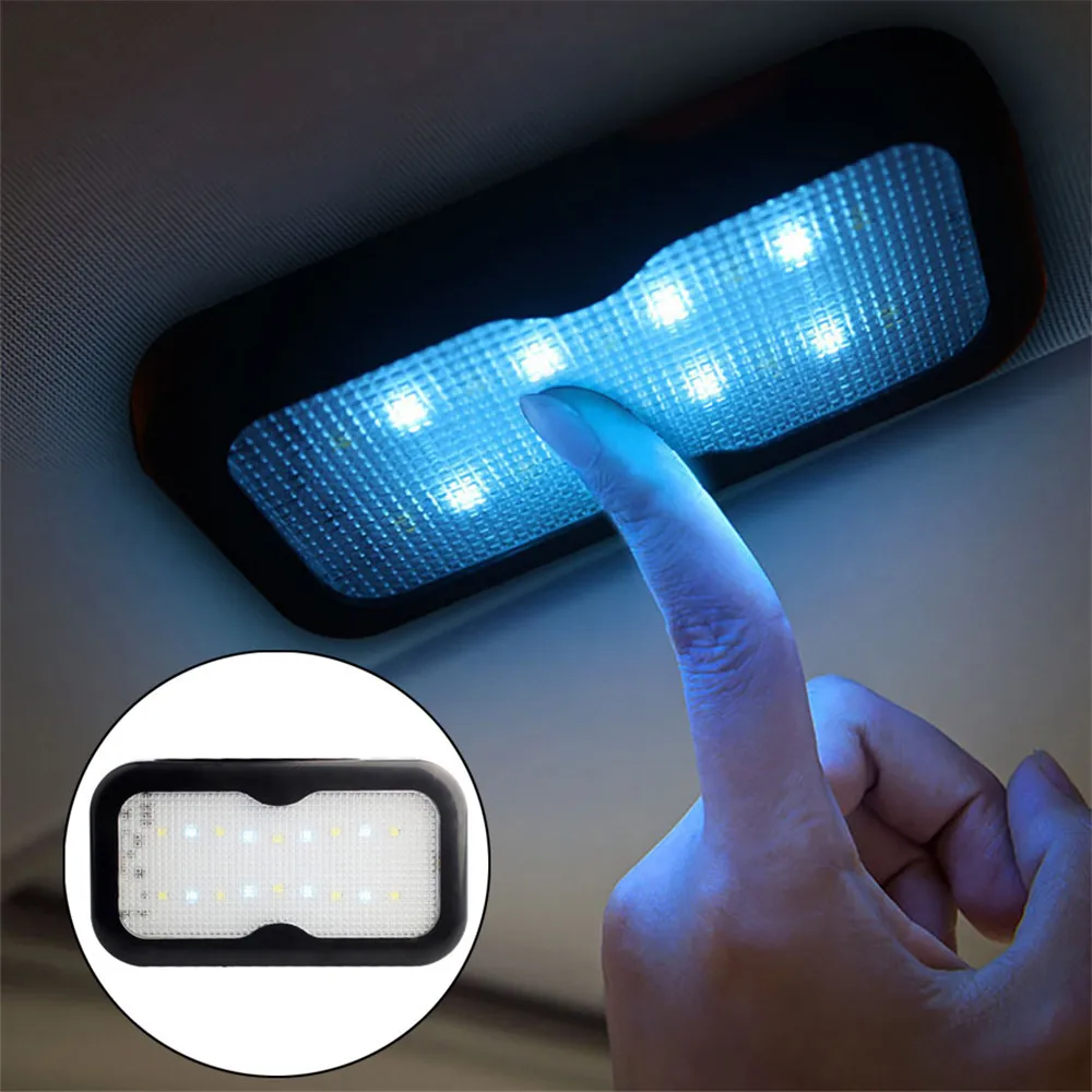 

1PCS Car Interior Light LED Light Car Ceiling Reading Light Magnet Ceiling Lamp Universal Vehicle Interior USB Charging
