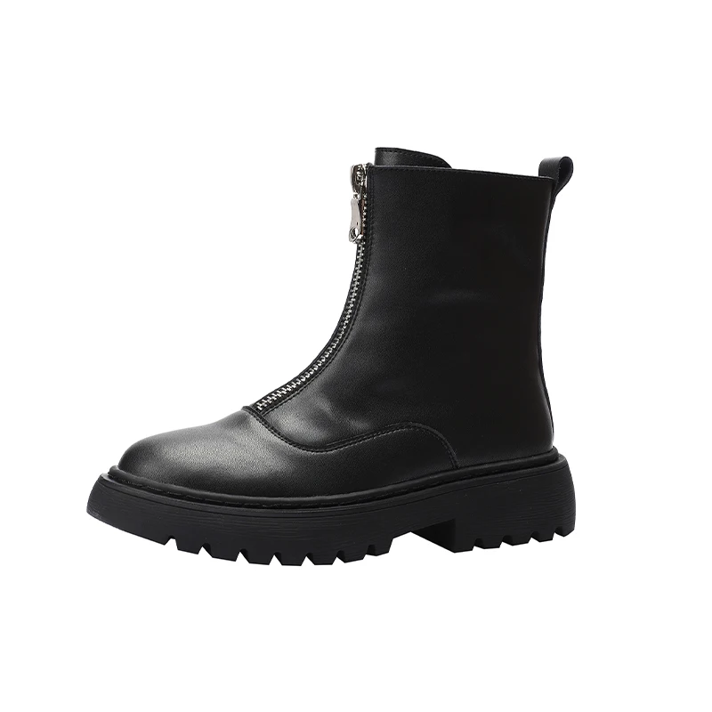 Женские ботильоны; женская обувь; Botas Mujer; женские ботинки из лакированной кожи; зимняя обувь; chaussures femme; ботинки на молнии с круглым носком