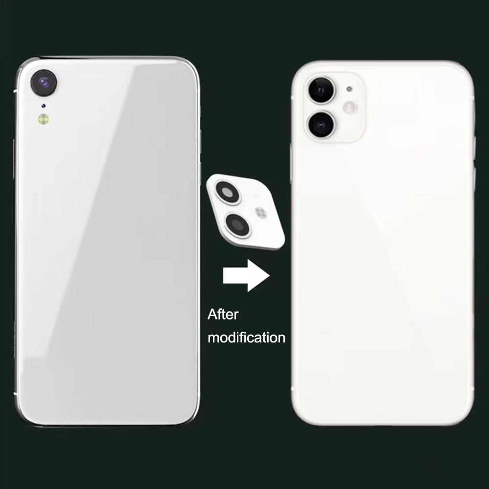 Закаленное стекло для iPhone 11 Pro крышка объектива камеры X XS MAX задняя из титанового