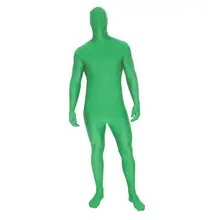 Haut Anzug Foto Stretchy Körper Grün Bildschirm Anzug Video Chroma Key Engen Anzug Komfortable Unsichtbare Wirkung Fotografie Zubehör