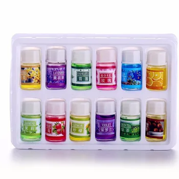 

12 3ml/box Pure Aromatherapy Essential Oil Skin Care Bath Massage Beauty Refinity Skin Care Anti-bacterial Antiseptic Calming