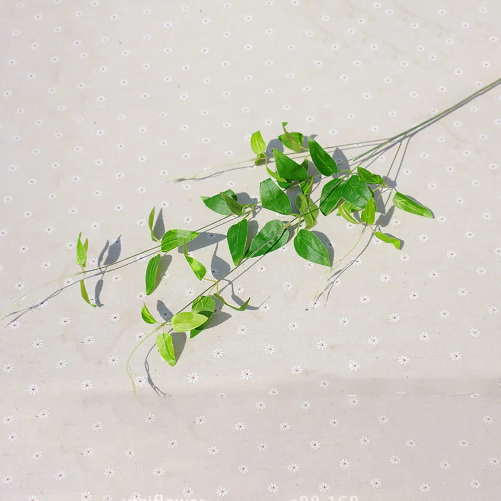 Одиночная ветка 75 см маленькая 4 вилка clematis плачущие листья ивы растение Стена
