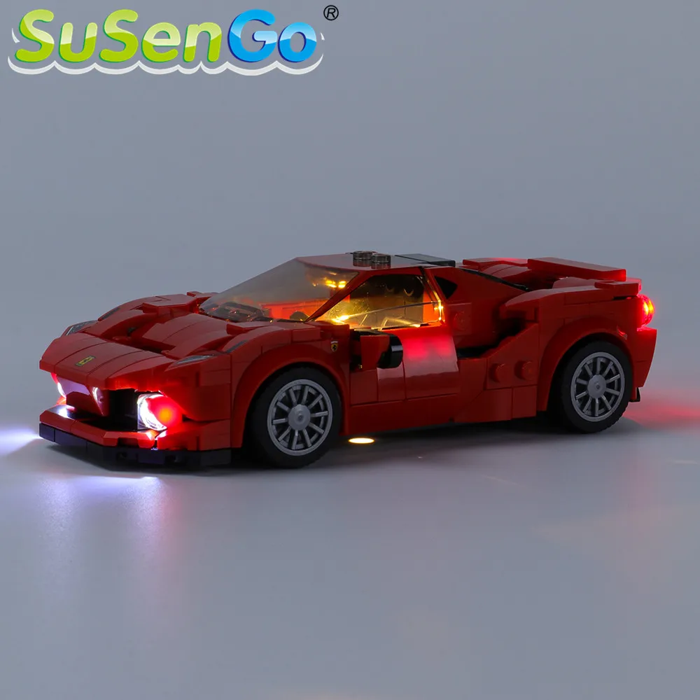 

SuSenGo LED Light Kit For F8 Tributo Building Blocks Lighting Set Compatible with 76895 (Model Not Included)