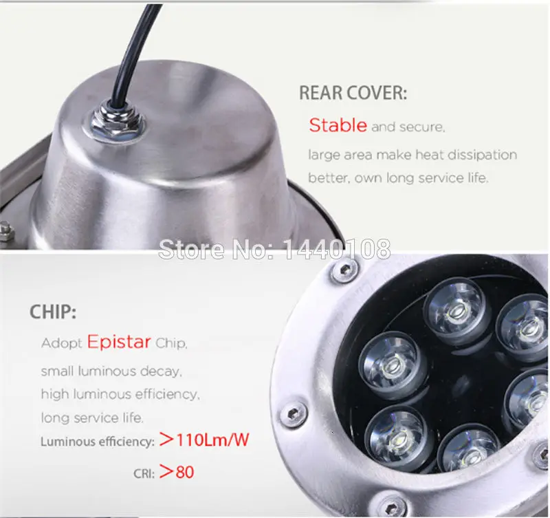 Subaquáticas para Lagoas Levou para Fonte Lote Led Pool Luz Ip68 Dc12v 24 v 12w Aço Inoxidável Levou Luzes Piscina 2 Pçs - Rgb 19 rgb led pool light