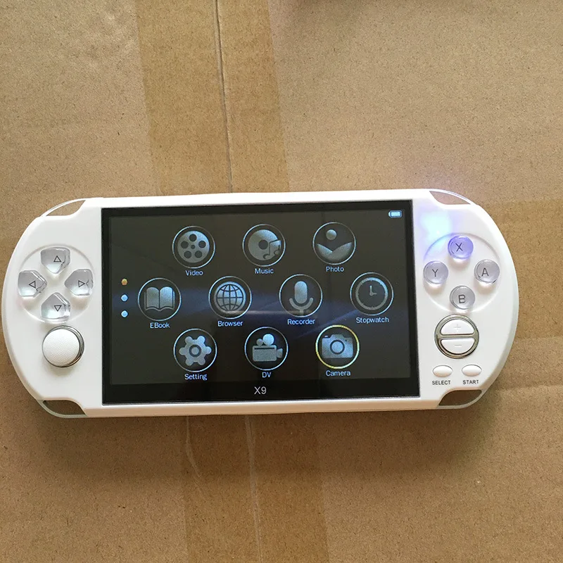 ГОРЯЧАЯ видео игровая консоль X9 PSVita портативный игровой плеер для psp/GBA/NES Ретро игры 5,1 дюймов экран ТВ с Mp4 кинокамерой