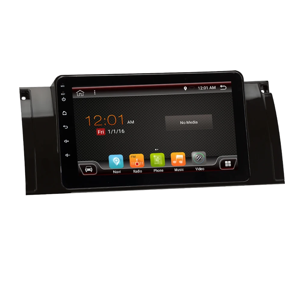 Clearance Eunavi Android 9.0 4G Car DVD PLAYER For BMW X5 E53 E39 GPS stereo audio navigation multimedia screen head unit PX6 with HDMI 4