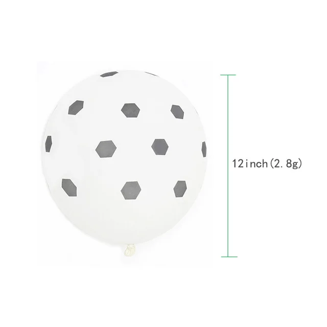 football latex 10pcs 18 дюймов Барселона футбольная Джерси шары в виде футбольных мячей вечеринка для мальчика день рождение украшения набор детских игрушек globos - Цвет: football latex 10pcs